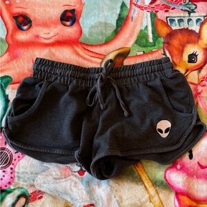 Women's Alien Booty Shorts Sz Medium